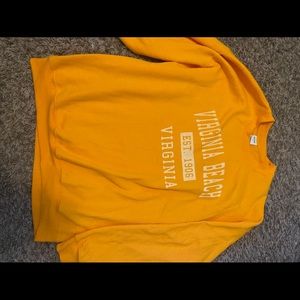 Virginia Beach sweatshirt yellow